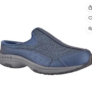 Easy Spirit Navy Slip On Shoes With Sparkle Detail Size 11